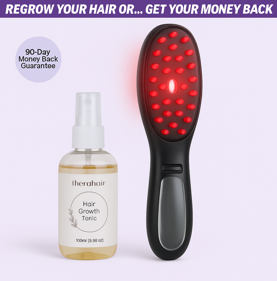 TheraComb™ Hair Regrowth Brush + FREE Scalp Therapy Serum