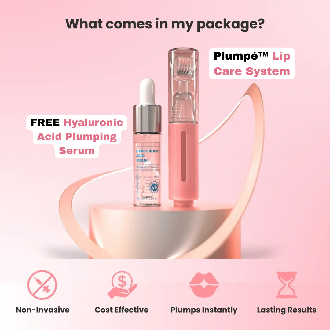 Plumpé™ Lip Care System + FREE Hyaluronic Acid Plumping Serum