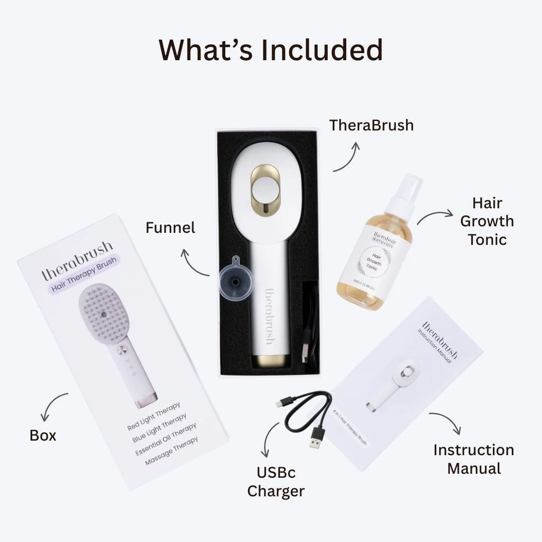 TheraBrush™ Hair Regrowth Brush + FREE Scalp Therapy Serum