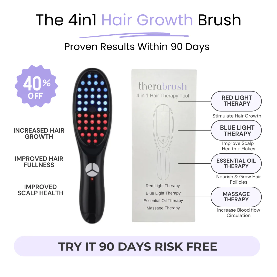 TheraComb™ Hair Regrowth Brush + FREE Scalp Therapy Serum
