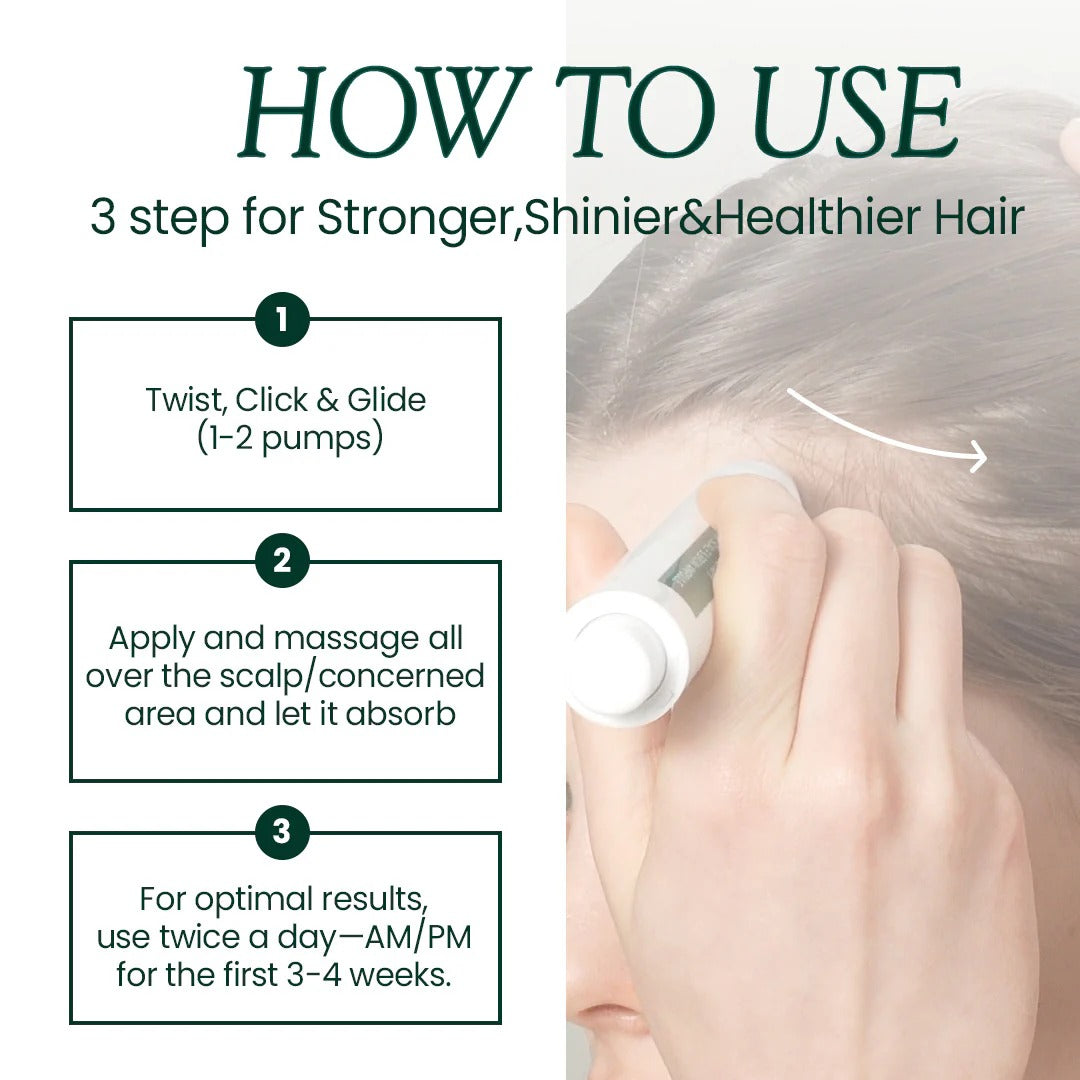PeptiGrow™ – Biotin & Peptide Serum for Scalp Health and Hair Volume