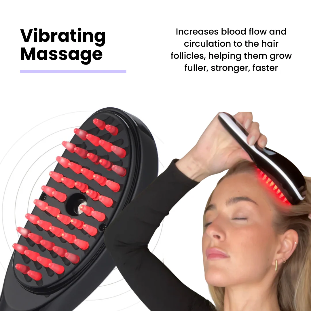 TheraComb™ Hair Regrowth Brush + FREE Scalp Therapy Serum