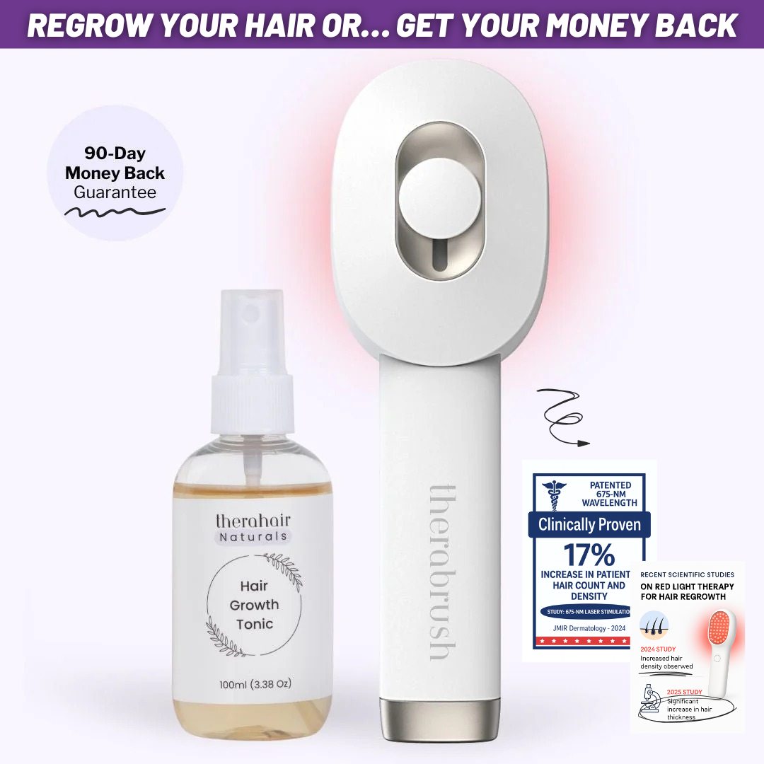 TheraBrush™ Hair Regrowth Brush + FREE Scalp Therapy Serum