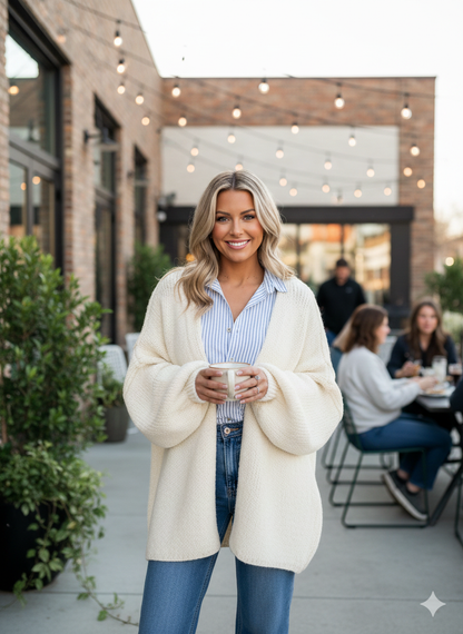 CozyMuse™ Oversize-Cardigan